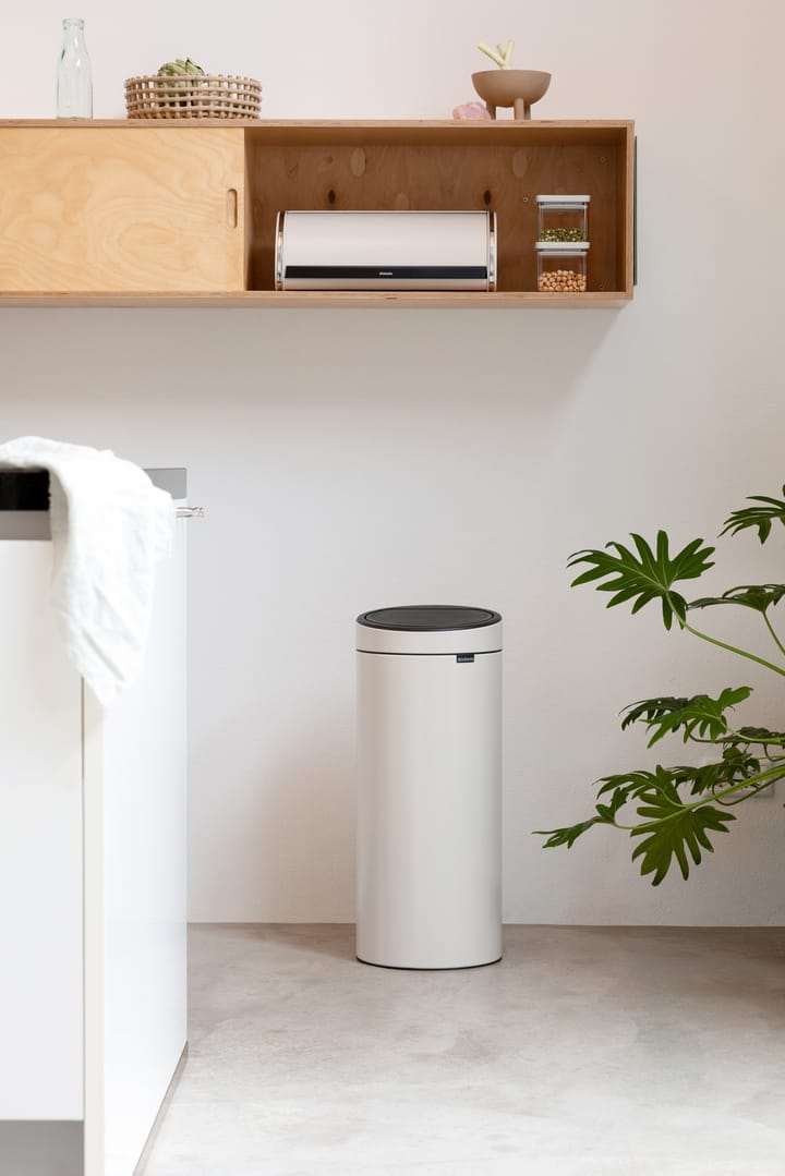 Touch Bin søppelbøtte 30 liter, Soft beige Brabantia