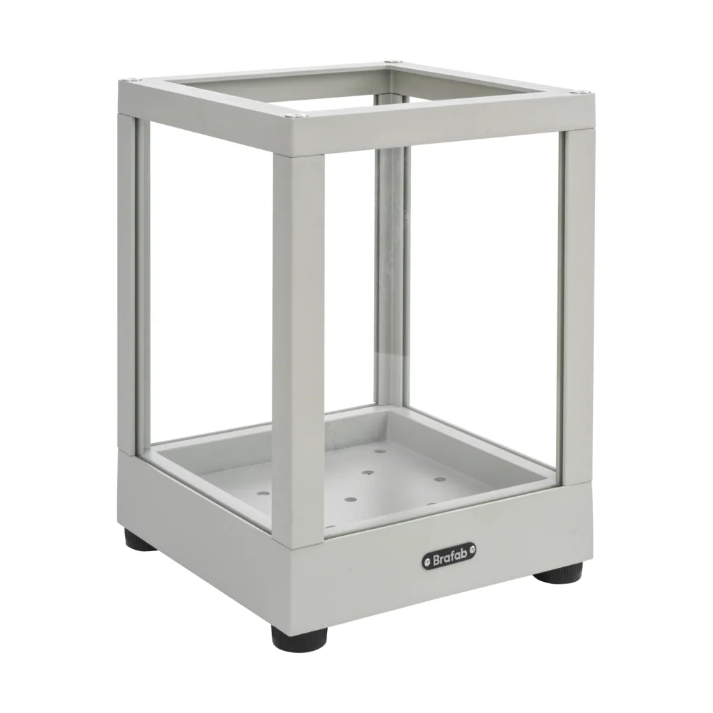 Belfort lyslykt, Light grey, 28 cm Brafab