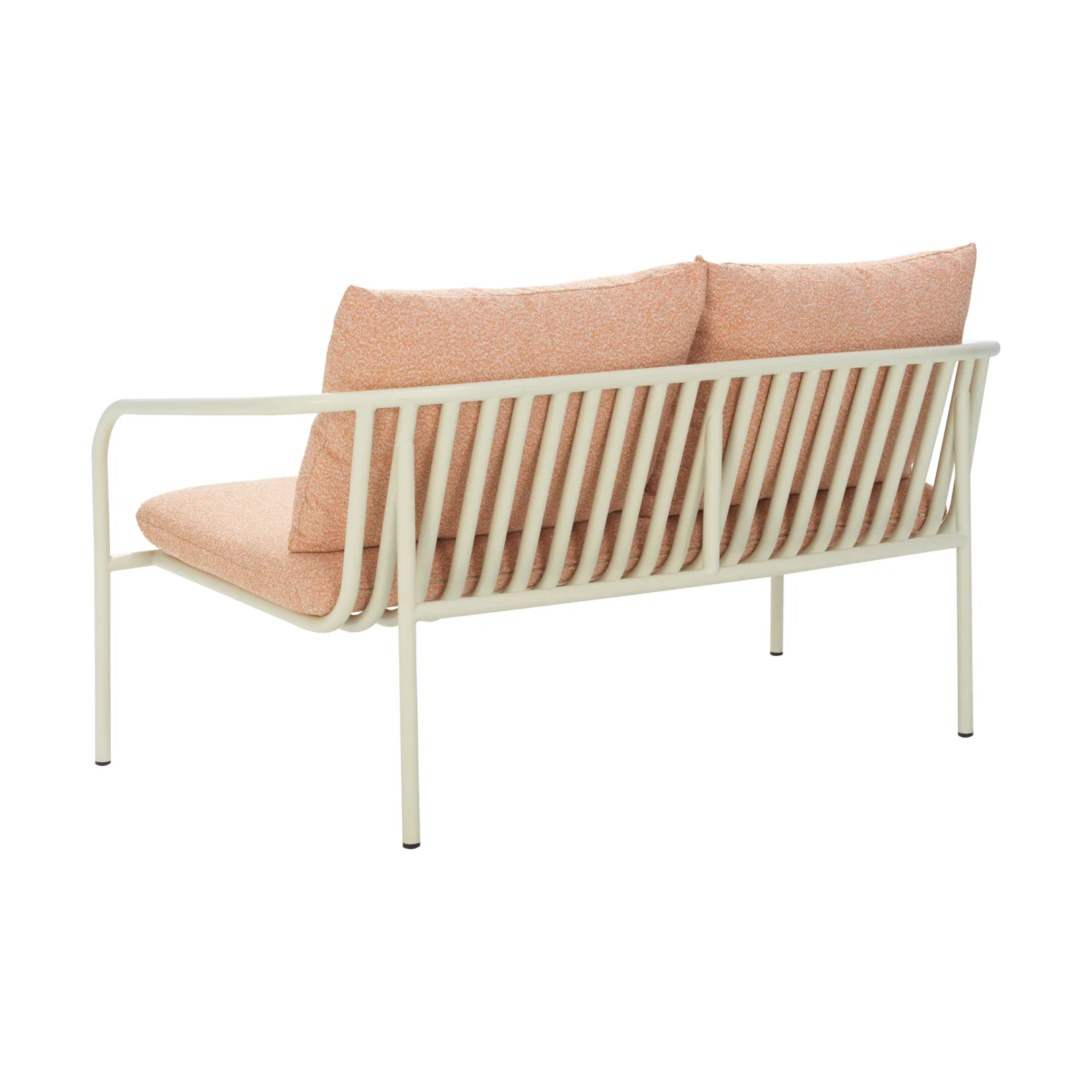 Bendt sofa, Pearl white-teddy orange Brafab