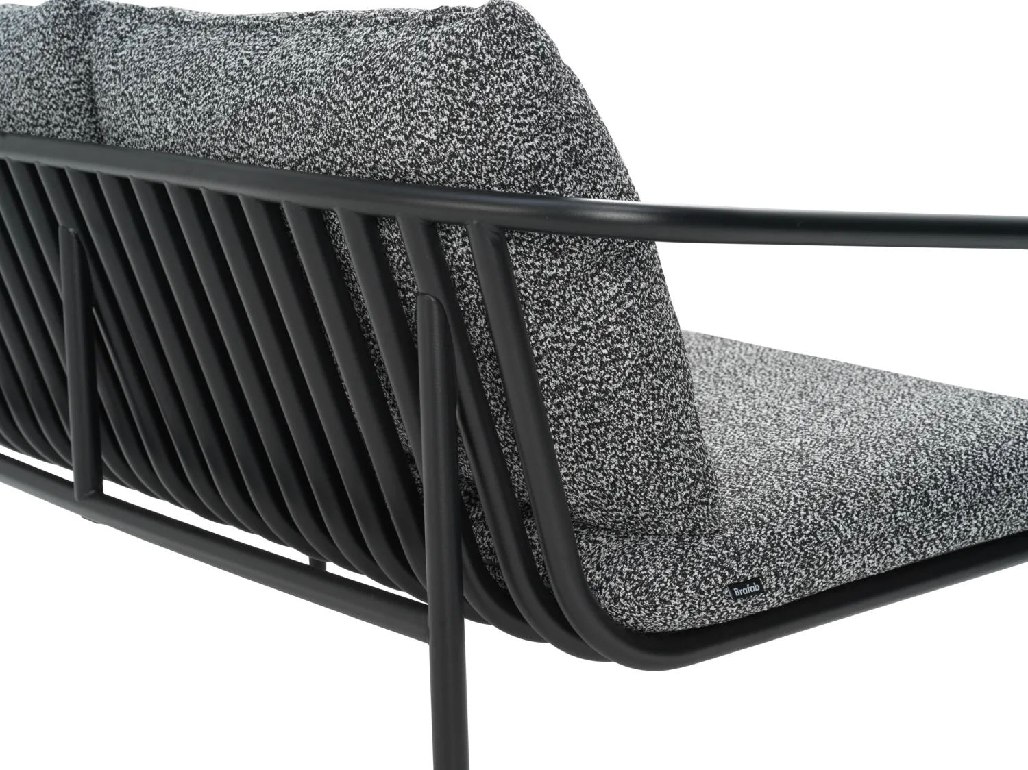 Bendt sofa, Svart-teddy ant Brafab