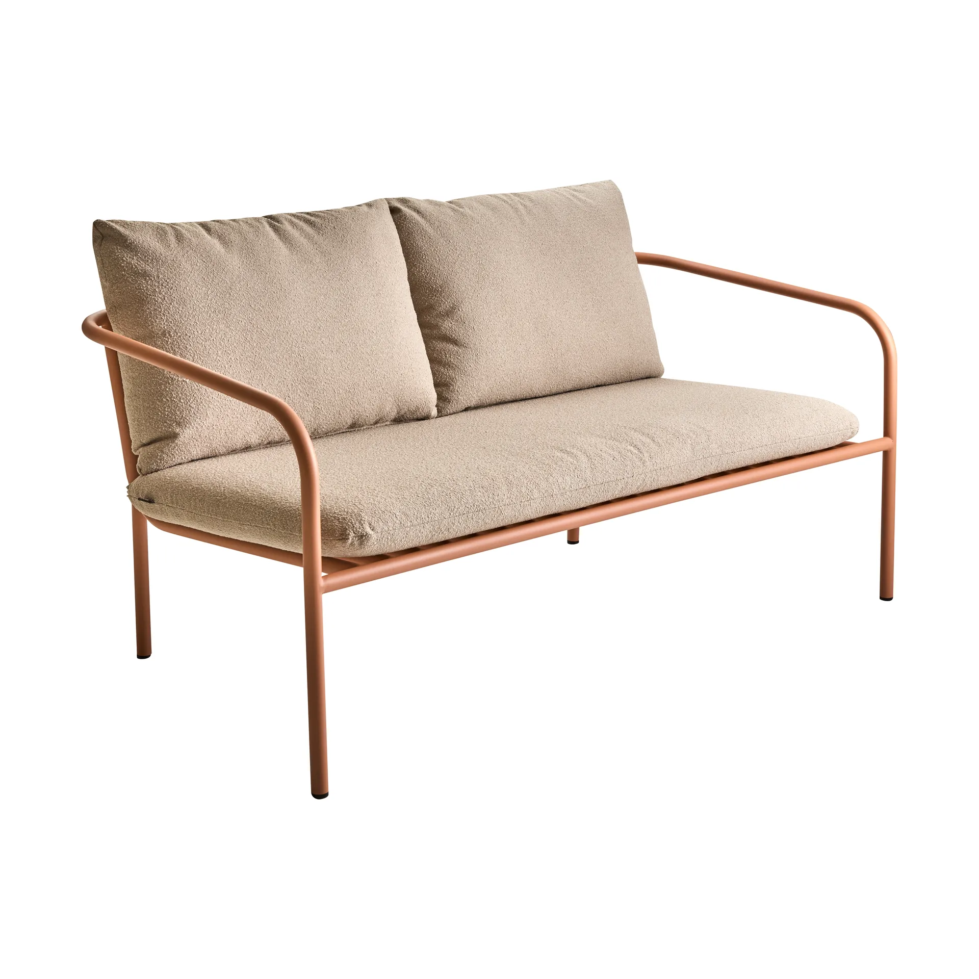 Bendt sofa, Teddy beige-peach Brafab