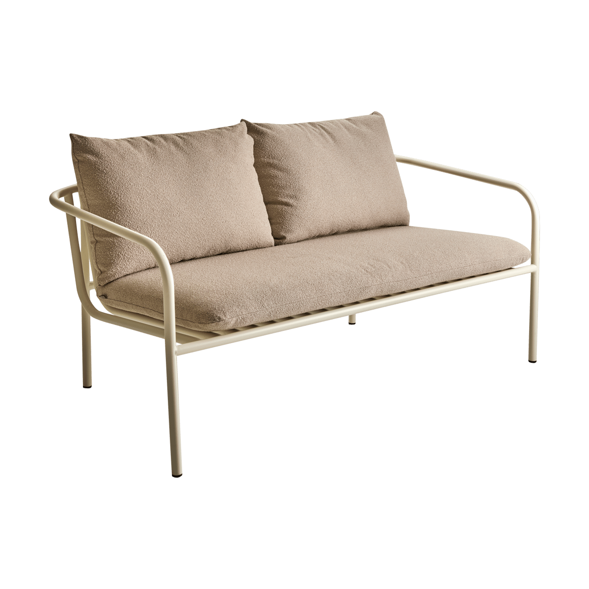 Brafab Bendt sofa Teddy beige-pearl white | Skandinavisk Design | Hvit