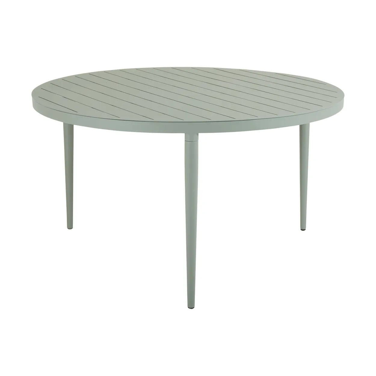 Brafab Bigby spisebord rundt Dusty green 130 cm | Skandinavisk Design | Hagebord | Grønn