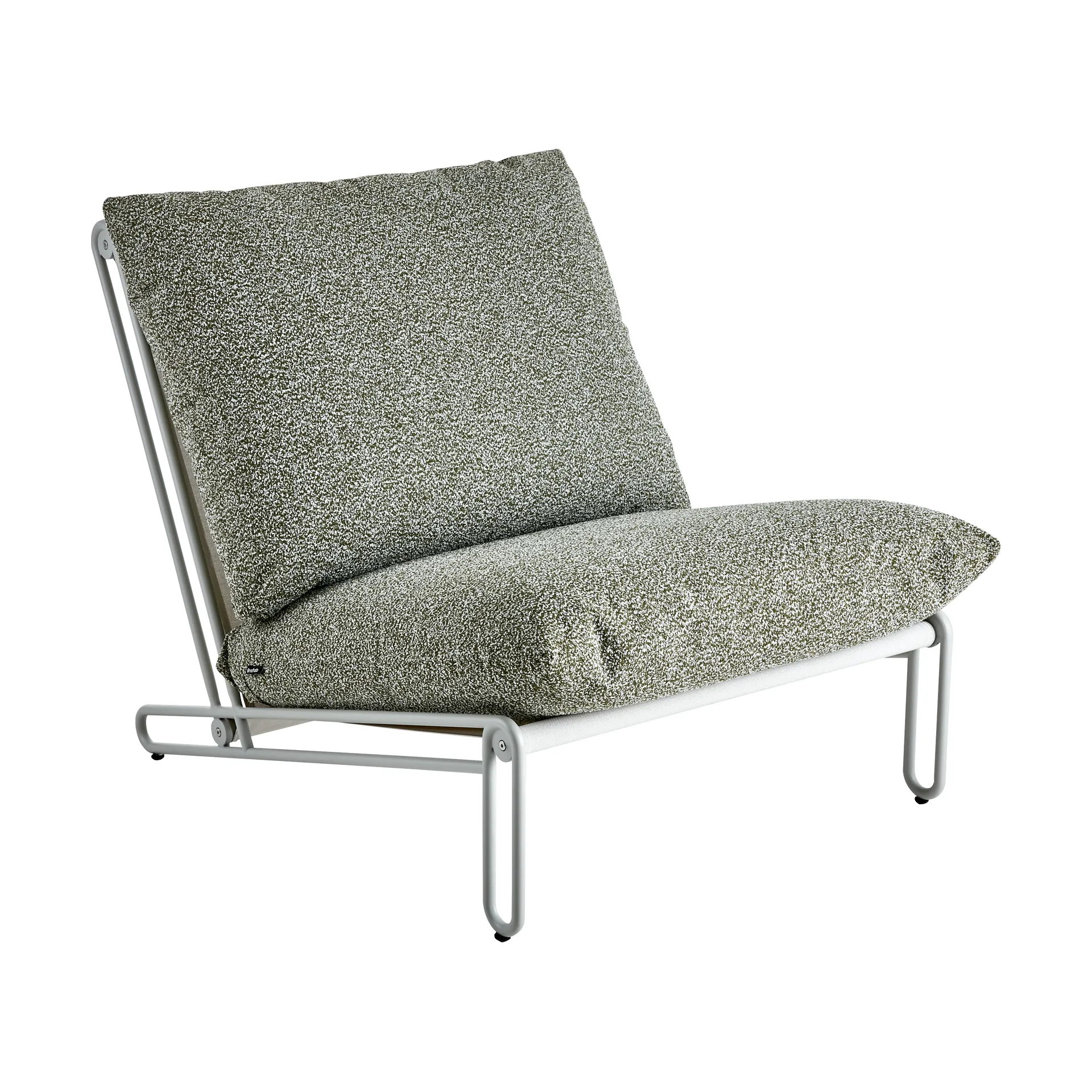 Blixt loungestol, Light grey-teddy verde Brafab