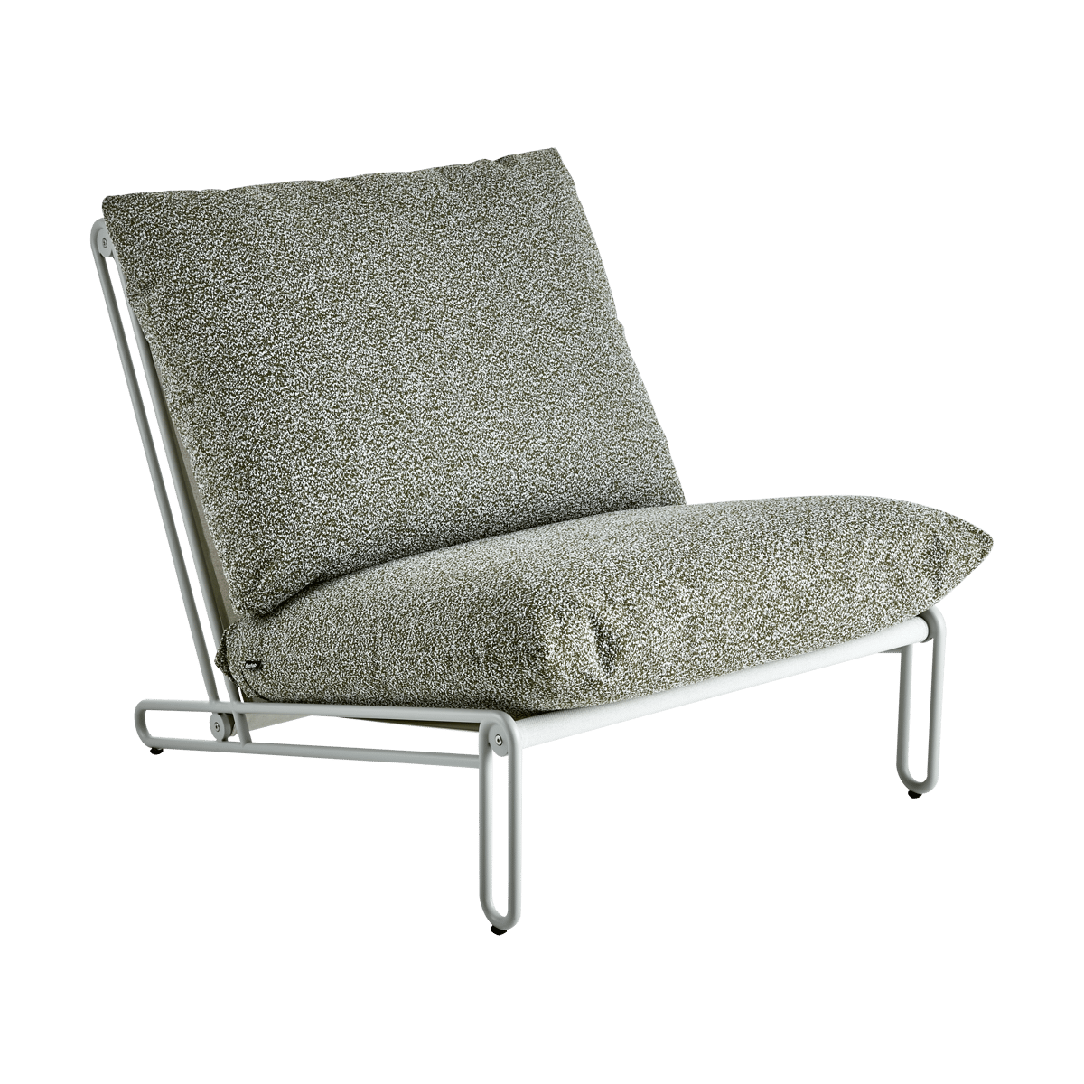 Brafab Blixt loungestol Light grey-teddy verde