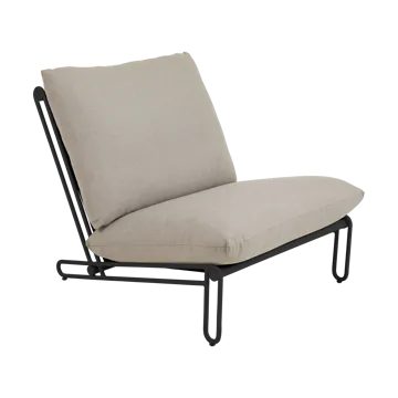Blixt loungestol - Svart-clay beige - Brafab