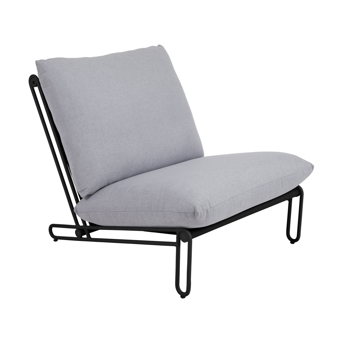 Brafab, Blixt lenestol svart / Sky Grey Brafab