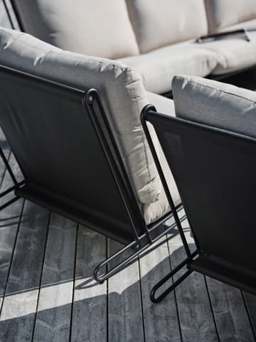 Blixt loungestol - Svart-sky grey - Brafab