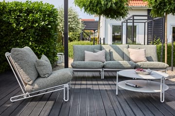 Blixt loungestol - Svart-sky grey - Brafab