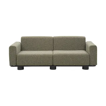 Bolster sofa - Antrasitt-teddy verde, 2,5-seter - Brafab