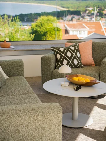 Bolster sofa - Antrasitt-teddy verde, 2,5-seter - Brafab