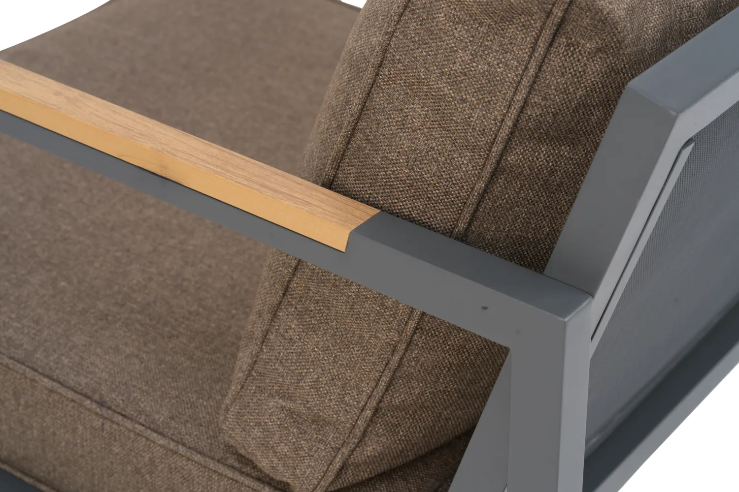 Cap sofagruppe, Antrasitt-brun, 6-seter Brafab