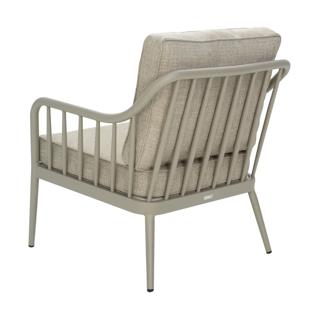 Coleville lenestol, Khaki-burlap beige Brafab