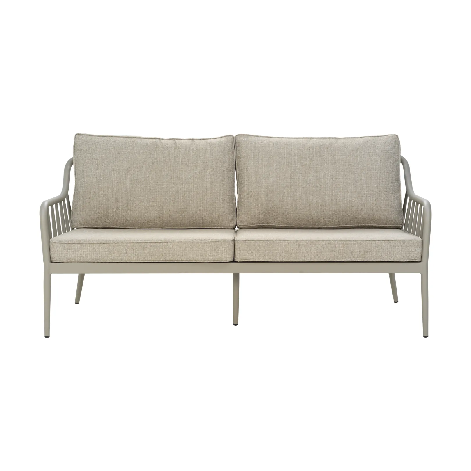 Coleville sofa, Khaki-burlap beige, 3-seter Brafab