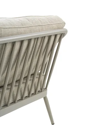 Coleville sofa - Khaki-burlap beige, 3-seter - Brafab