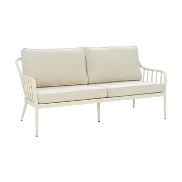 Coleville sofa - Pearl white-dot beige, 3-seter - Brafab