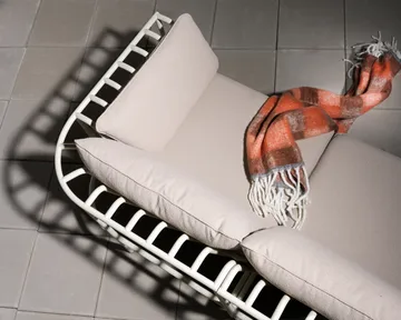 Collier sofamodul - Pearl white-teddy beige, hjørne - Brafab