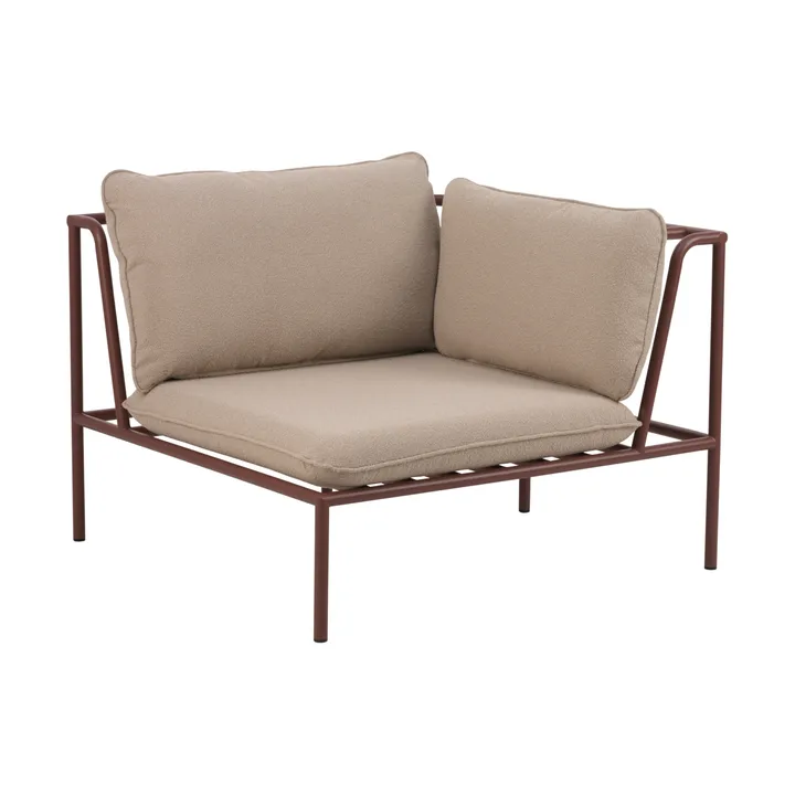 Collier sofamodul - Zin red-teddy beige, hjørne - Brafab