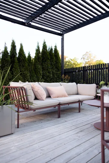 Collier sofamodul - Zin red-teddy beige, midtdel - Brafab