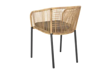 Delta karmstol - Antrasitt-natur - Brafab