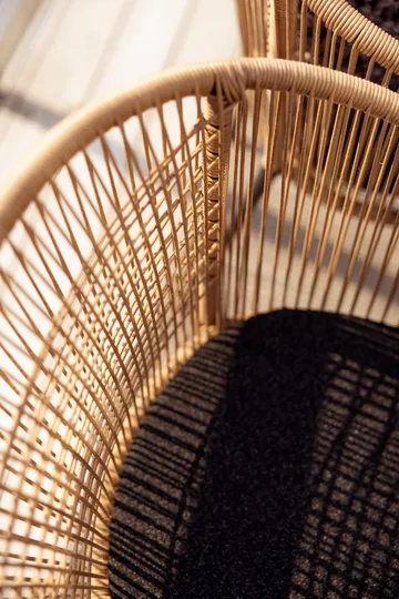 Delta karmstol - Svart-natur - Brafab