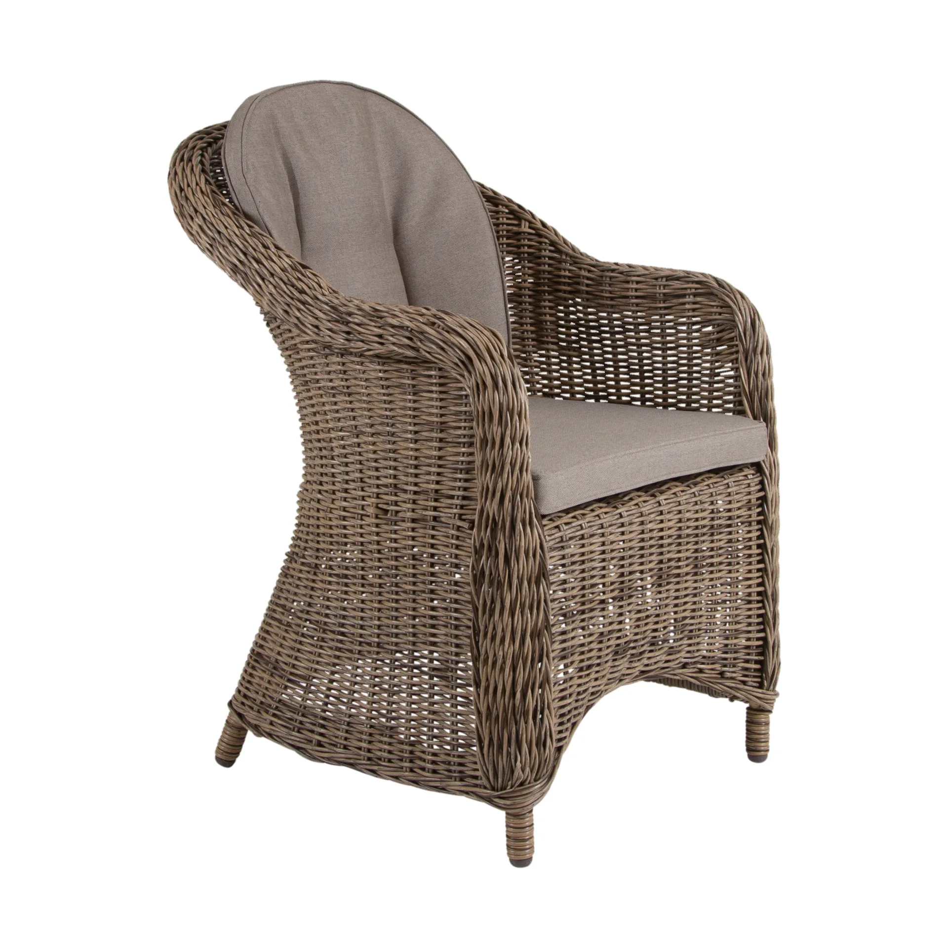 Eads karmstol med sittepute, Natur-beige Brafab