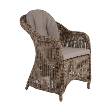 Eads karmstol med sittepute - Natur-beige - Brafab