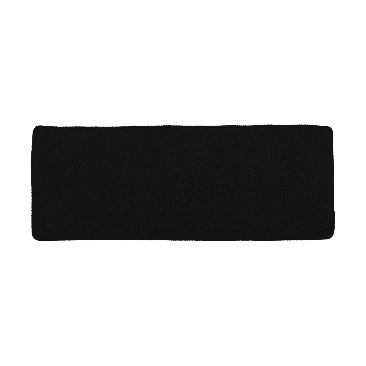 Frisk sittepute, Teddy black, 37x102 cm Brafab