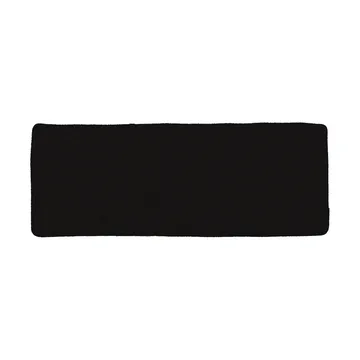 Frisk sittepute - Teddy black, 37x102 cm - Brafab