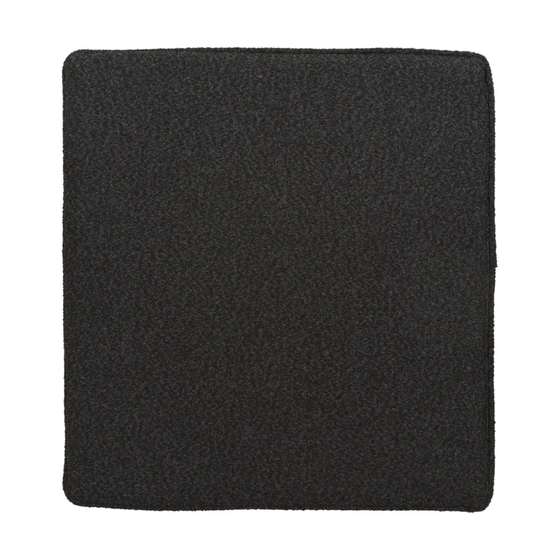 Frisk sittepute, Teddy black, 37x37 cm Brafab