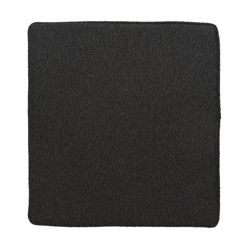 Frisk sittepute, Teddy black, 43x41 cm Brafab