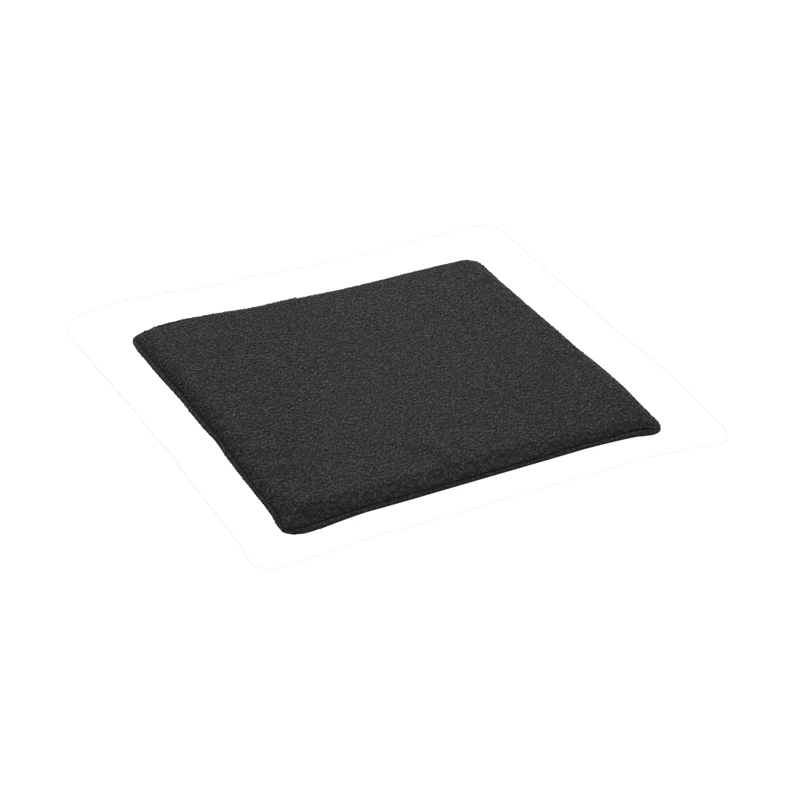 Frisk sittepute, Teddy orange, 37x37 cm Brafab