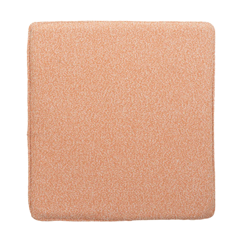 Frisk sittepute, Teddy orange, 43x41 cm Brafab