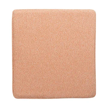 Frisk sittepute - Teddy orange, 48x53 cm - Brafab