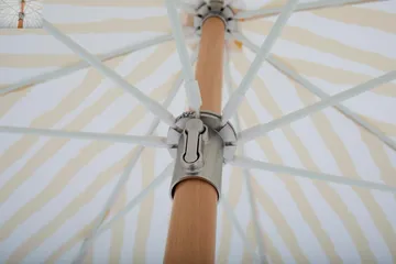 Gatsby parasoll - Yellow stripe, Ø185 cm - Brafab