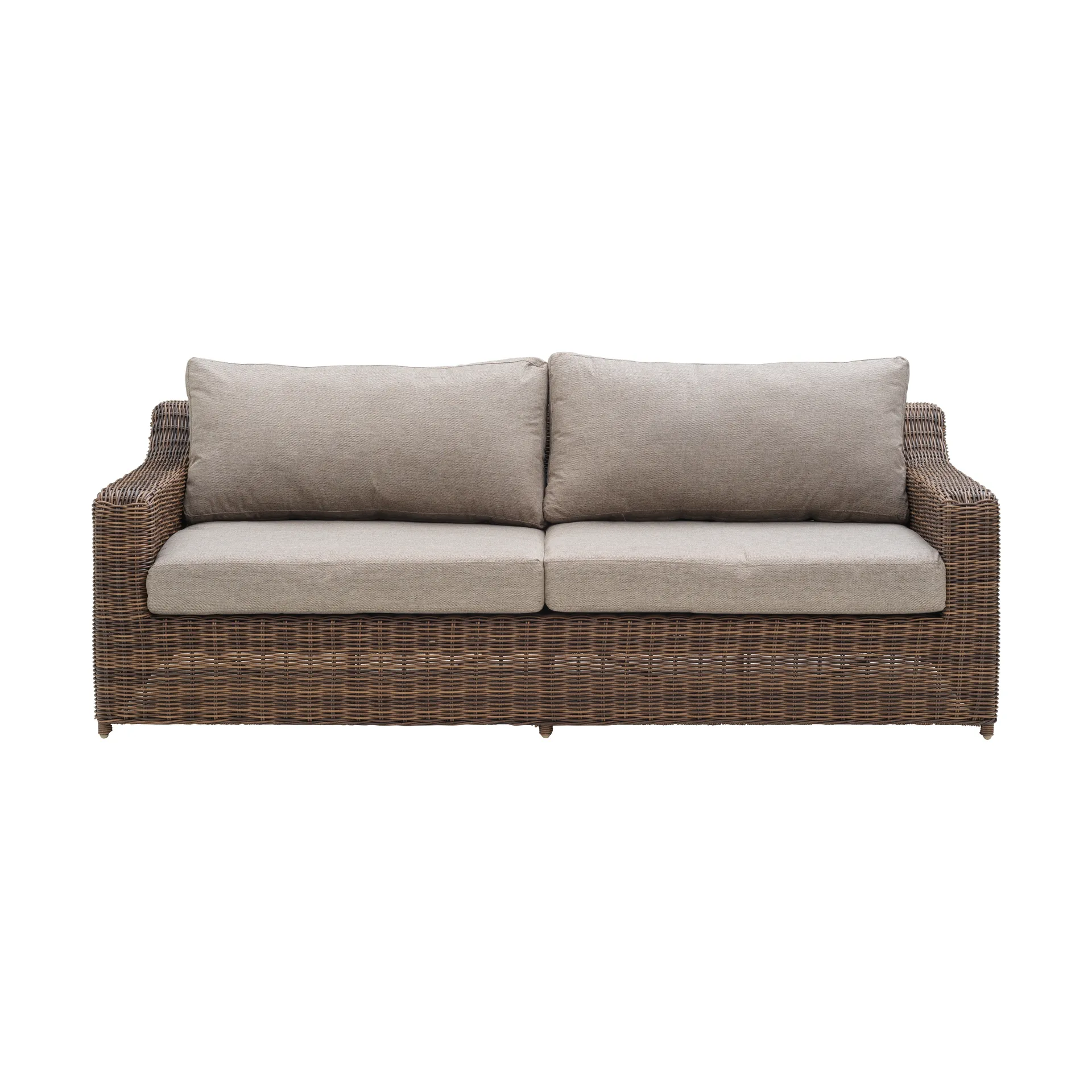 Glendon 3-seters sofa, Dark Brown-soft moose Brafab
