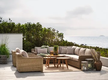 Glendon 3-seters sofa - Dark Brown-soft moose - Brafab