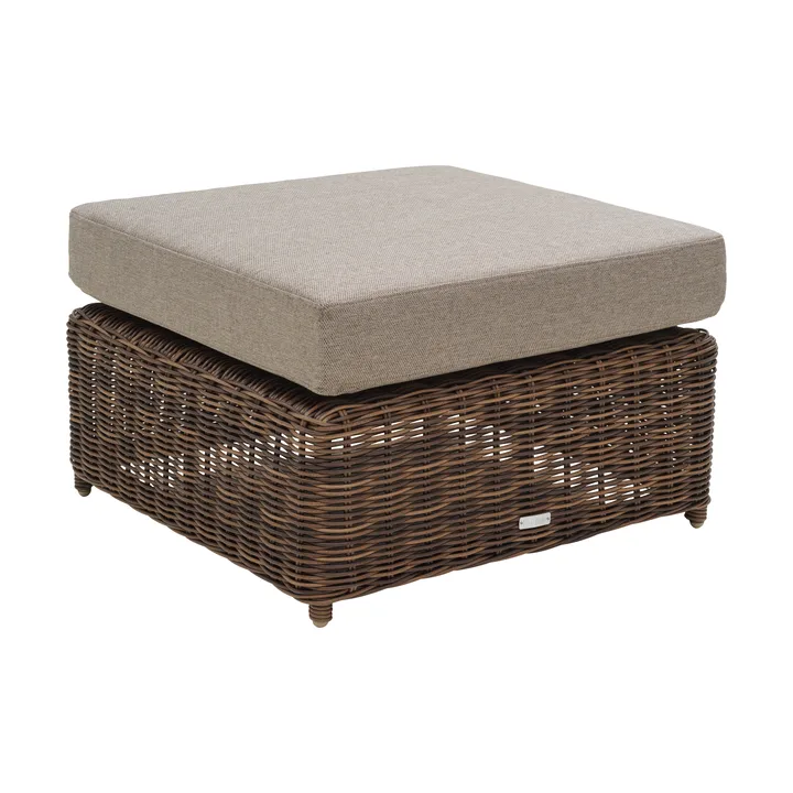 Glendon ottoman - Dark Brown-soft moose - Brafab