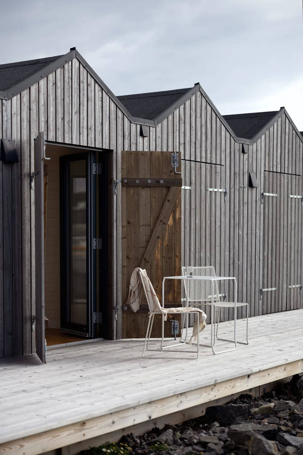 Haru kafébord, Pearl white, 54x61 cm Brafab