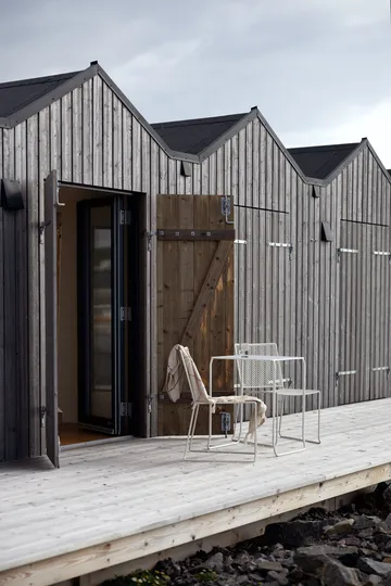 Haru kafébord - Pearl white, 54x61 cm - Brafab