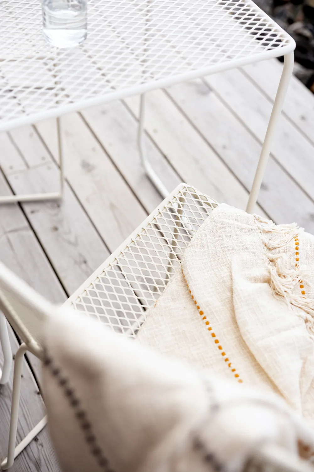 Haru spisestol, Pearl white Brafab