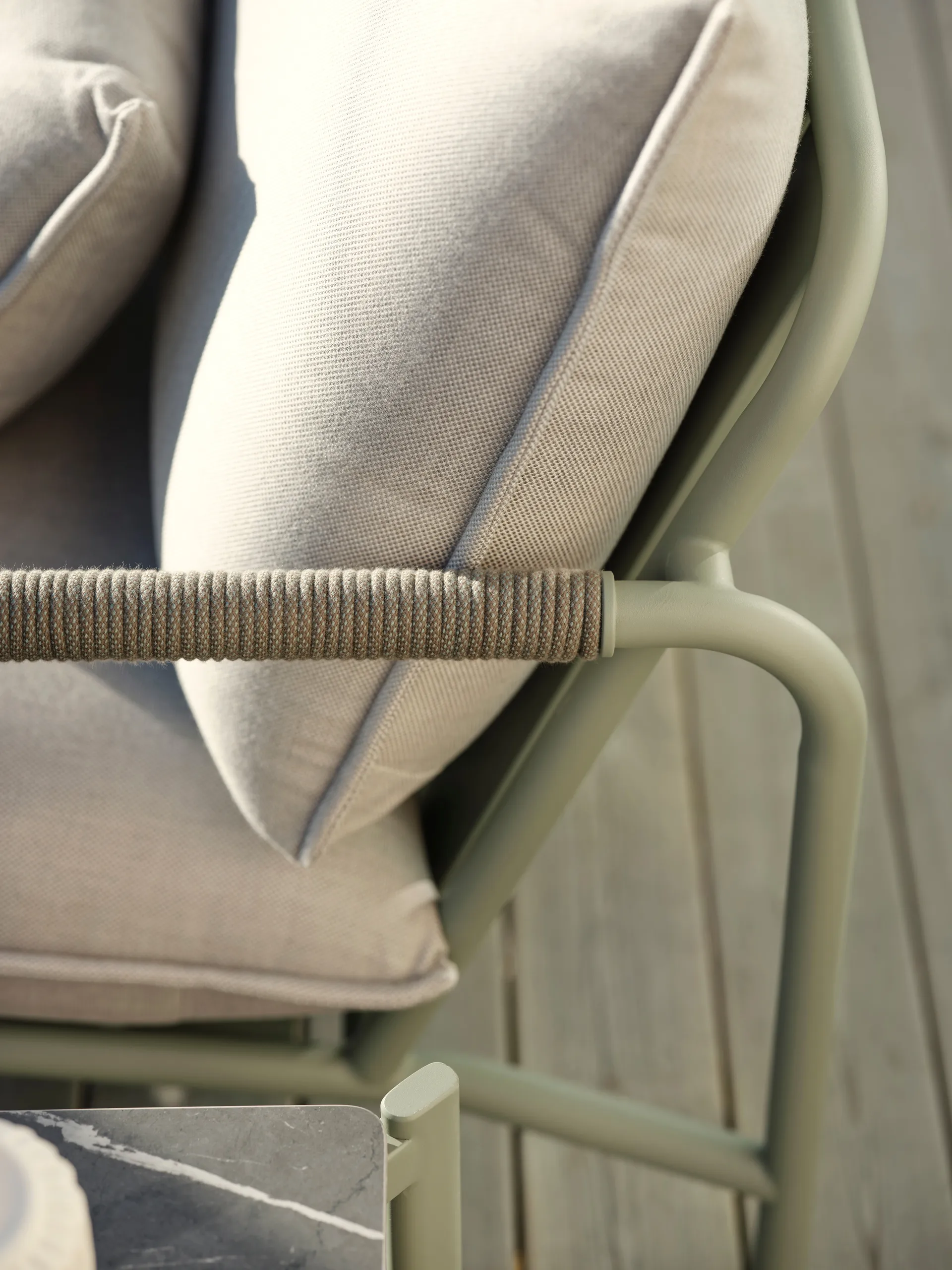 Lerberget 2,5-seter sofa, Grønn-ask Brafab