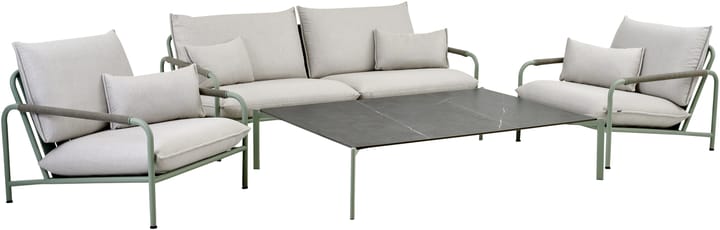 Lerberget 2,5-seter sofa, Grønn-ask Brafab