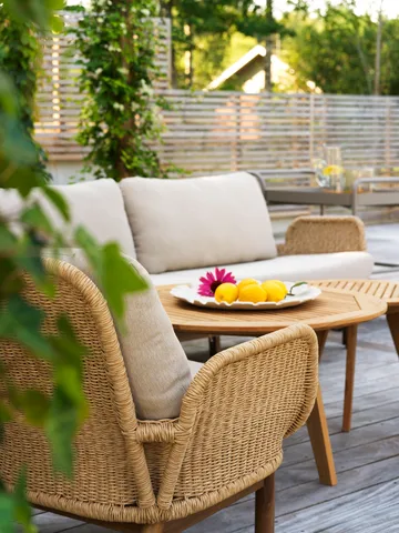 Lily lenestol - Twist straw-plush wheat - Brafab