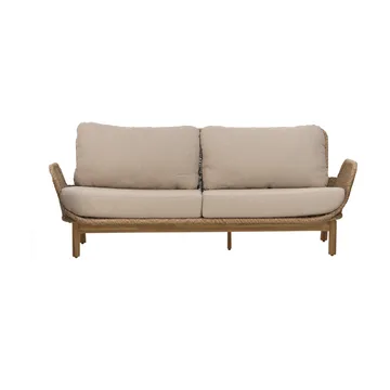 Lily sofa - Twist straw-plush wheat, 2,5-seter - Brafab