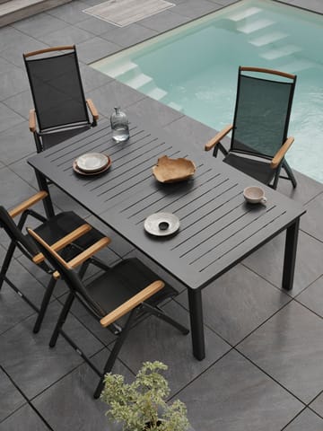 Lomma forlengbart spisebord - Anthracite XL 260-380 cm - Brafab
