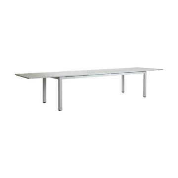 Lomma forlengbart spisebord - Light grey XL 260-380 cm - Brafab