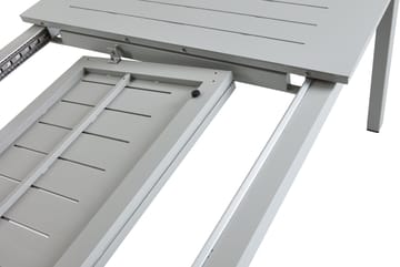 Lomma forlengbart spisebord - Light grey XL 260-380 cm - Brafab