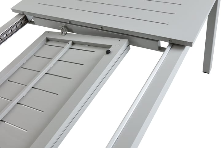 Lomma forlengbart spisebord, Light grey XL 260-380 cm Brafab