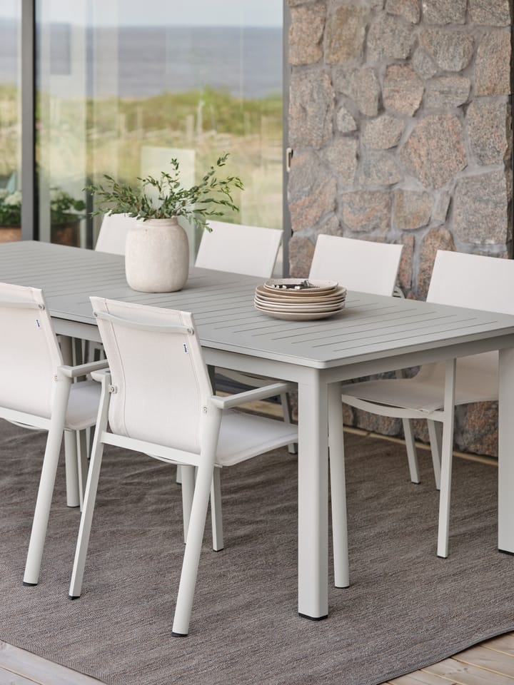 Lomma forlengbart spisebord, Light grey XL 260-380 cm Brafab